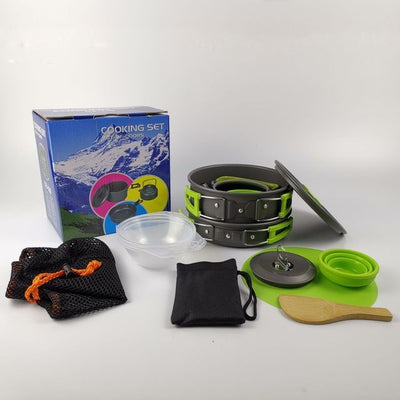 Folding Picnic Cooking Hiking Picnic BBQ Tableware Equipment