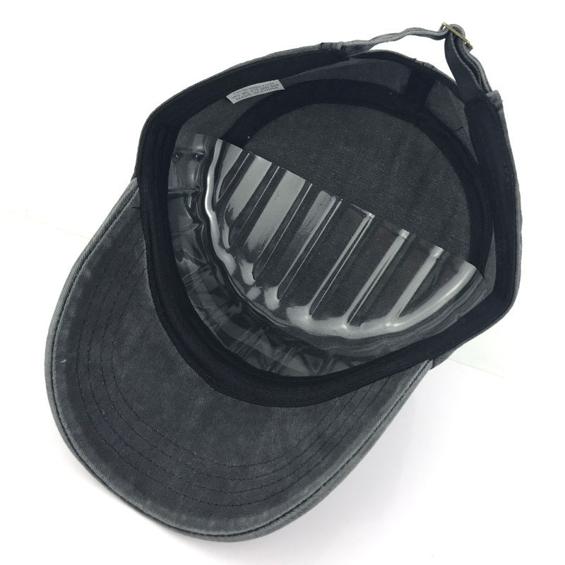 Flat cap male military cap hat