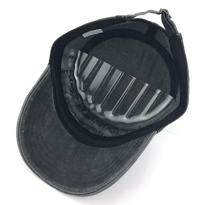 Flat cap male military cap hat