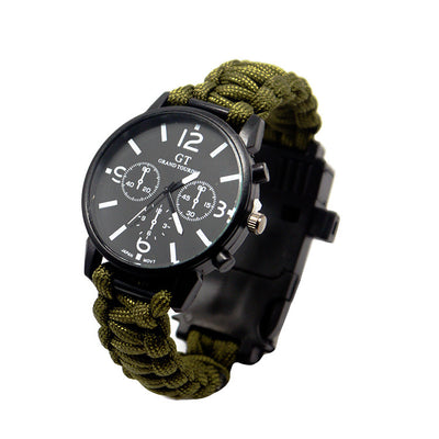 Camping First Aid Parachute Cord Climbing Watch