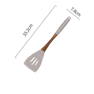 High temperature resistant silicone cooking shovel