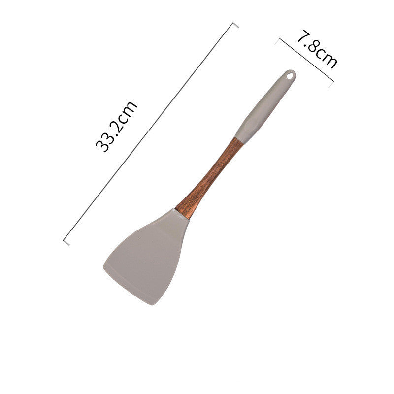 High temperature resistant silicone cooking shovel