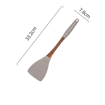 High temperature resistant silicone cooking shovel