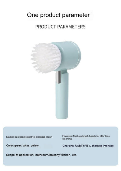 Handheld Multifunctional Electric Floor Cleaning Brush