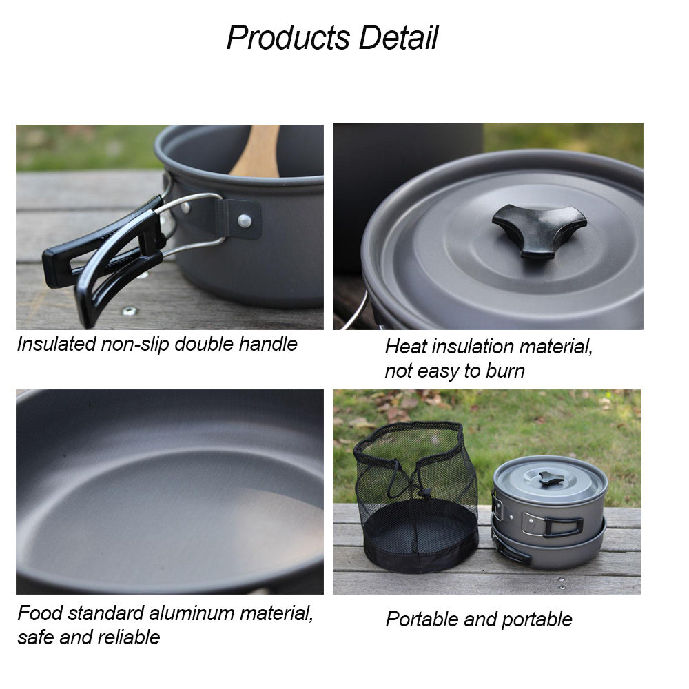 Folding Picnic Cooking Hiking Picnic BBQ Tableware Equipment