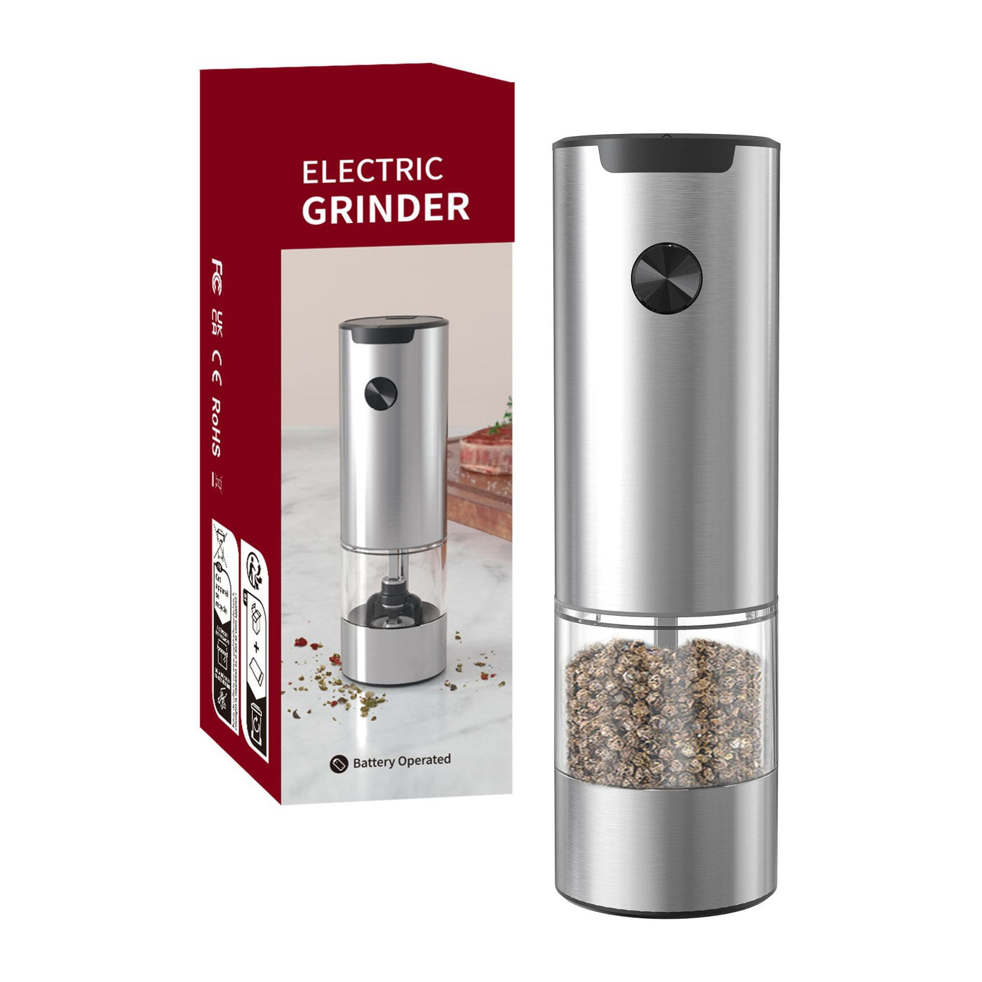 Ground Black Pepper Electric Grinder