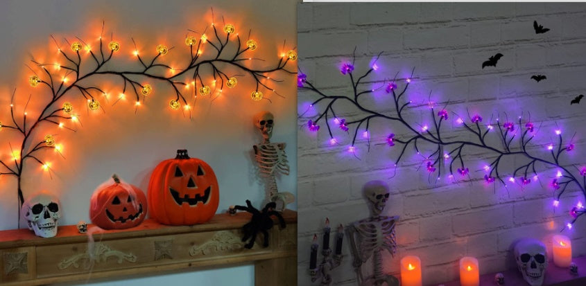 Halloween LED Willow Vine String Light