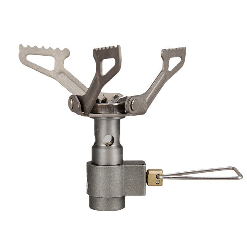 Portable Mini Camping Titanium Stove Outdoor Gas