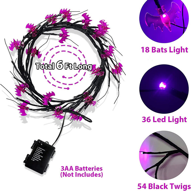 Halloween LED Willow Vine String Light